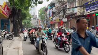 Vietnam交通状況 in Hanoi 通勤ラッシュの様子 20240523 ※ヘッドカメラ