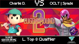 Charlie D. (Ness) vs OCLT | Spade (Captain Falcon) - Ultimate L. Top 8 Qualfiier - Eugenebound 2024