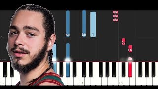 Post Malone I Fall Apart Piano Tutorial Chords Chordu