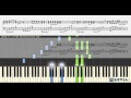 rain 范曉萱 mavis fan 鋼琴教學 synthesia 琴譜 sheet music