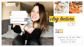 VLOG LECTURE n°87 // Sem. 26.12.2022 // 🔍  Agatha Christie et bookhaul post-Noël