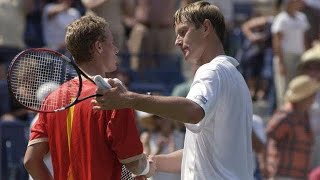 Lleyton Hewitt vs Yevgeny Kafelnikov 2001 US Open Semifinal Highlights