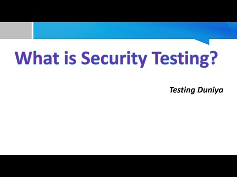 What is security testing? || How to conduct security testing || Need for security testing