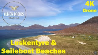 Seilebost and Luskentyre, the Isle of Harris Beaches - DJI AIR3 4K