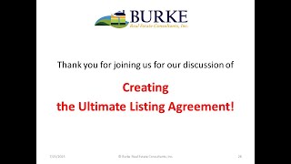 How to Create the Ultimate Listing Agreement!