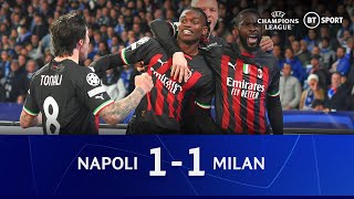 Napoli vs AC Milan (1-1) | I Rossoneri reach final four! | Champions League Highlights