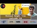 Minimum Height Trees | Leetcode 310 | Live coding session 🔥🔥🔥 | BFS traversal