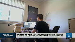 Montreal student goes viral on LinkedIn