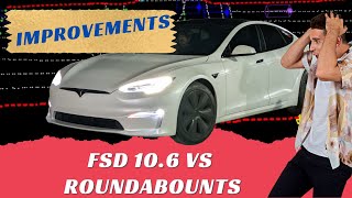 Tesla FSD 10.6 Test Driving roundabouts. Full Self Driving 2/5  Attempts Successful