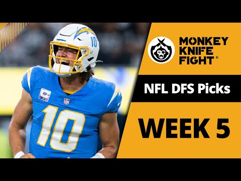 NFL Week 5 DFS Picks | Monkey Knife Fight - YouTube