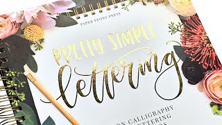 Pretty Simple Lettering For Beginners How to Guide  #lettering #howto