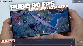 Samsung Galaxy S23 Ultra Test game PUBG Ultra 90 FPS