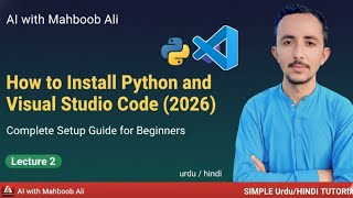 How to Install Python and Visual Studio Code (2026) | Complete Setup Guide for Beginners