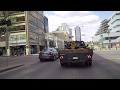 Downtown Edmonton Alberta Canada. Life in the City Centre. Driving Tour.