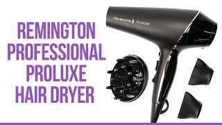 Remington Professional PROLuxe Midnight Edition Hair Dryer Review