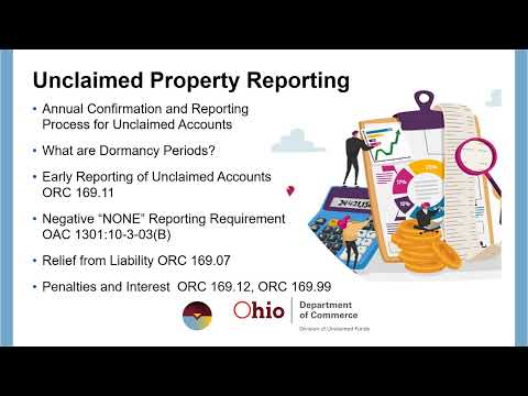 Ohio Unclaimed Funds Webinar - April 26, 2023 - YouTube