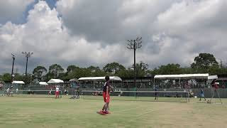 2019年IH ソフトテニス 男子 ダブルス 1回戦 福井学 志内涼太郎（徳島科技 徳島）×日高啓之 大久保悠汰（鹿児島 鹿児島）