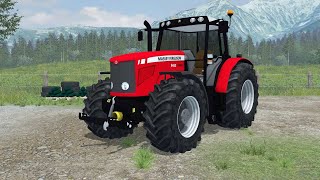Трактор в поле/ Мультик игра 2020. Красный трактор на ферме