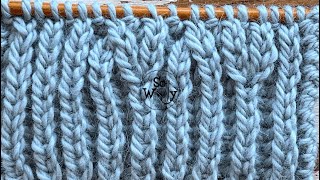 How to do Increases and Decreases in the Fisherman's Rib stitch - So Woolly