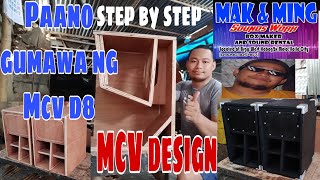 paano gumawa ng mcv box D8 step by step #mcv #makmingsoundworks