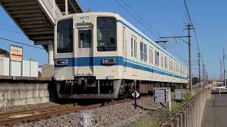 東武8000系 8579F ﾜﾝﾏﾝ赤城行き825E竜舞発車