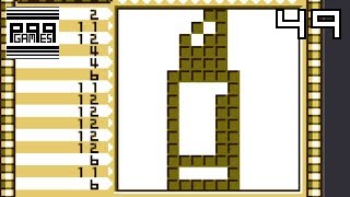 (49 / 193) Mario's Picross [GameBoy] [No Hints] : Easy Picross 7A (Lipstick)