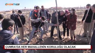 Çumra'da her mahallenin koruluğu olacak