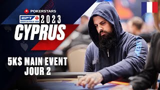 EPT Cyprus 2023 5K $ MAIN EVENT – Jour 2 avec Benny & Yu ♠️ PokerStars en Français