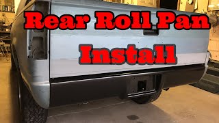 Installing a rear Roll Pan on a chevy pickup