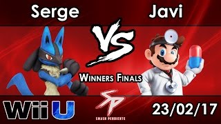 SP73 SF SC | Serge (Lucario) Vs. HY | Javi (Ness, Dr. Mario, Sheik) - Winners Finals - Smash 4