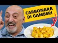 Carbonara di gamberi