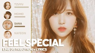 TWICE - Feel Special (Line Distribution + Color Coded Lyrics)