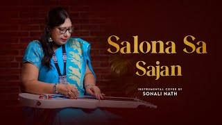 Salona Sa Sajan - Hawaiian Guitar | Instrumental Cover by Sonali Nath | Tribute to Asha Bhosle