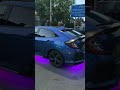 underglow on honda civik 🔥🔥 shortvideo cars hondacars