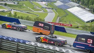 A Caravan Race with an F1 twist! Daniel Ricciardo and Max Verstappen take it to the Red Bull Ring