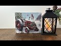 brilliant ways to use a dollar tree canvas as christmas decor