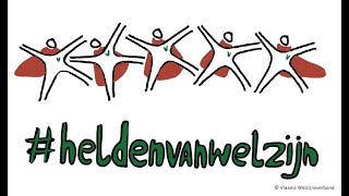 De medewerkers van het Vlaams Welzijnsverbond huldigen hun #heldenvanwelzijn