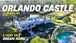 Is This the MOST UNIQUE HOME in ORLANDO? 😱 A $2.2M CASTLE HOME on 10 ACRES with a POOL🌴✨