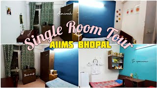 AIIMS HOSTEL ROOM TOUR🌸😍 #aiimshostel #aiims #hostelroom #roomtour #hosteltour #aiimsbhopal #neet