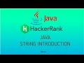#14 Java String Introduction | Hackerrank Java Solutions