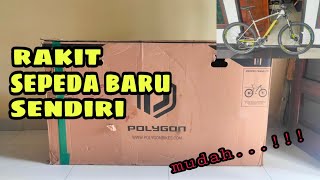 CARA MERAKIT SEPEDA MTB | rakit sepeda gunung sendiri pemula - Polygon premier 5