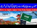 How to Apply Japan E Visa Online for Saudi Residents Step By Step Guide Form FIlling to Submission