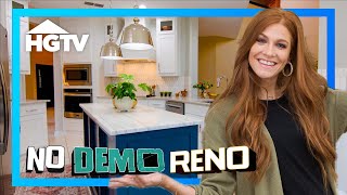 MAJOR Modern Kitchen Renovation | No Demo Reno | HGTV