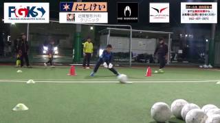 2月14日福岡GKスクール福岡東校GKトレーニングU-12