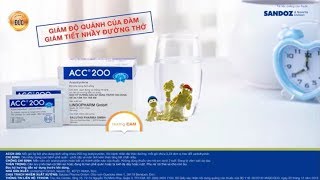 Bột pha dung dịch uống ACC 200 - Không còn cảm giác khó chịu cổ họng