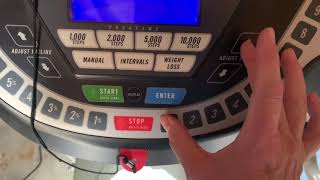 Horizon Treadmill - Lube Belt Reset - How To