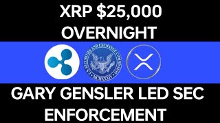 RIPPLE XRP SOARS TO $25,000 OVERNIGHT!: SEC ENFORCEMENT ACTIONS UNDER GARY GENSLER LEADERSHIP