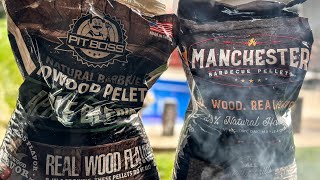 Pellet Showdown | Does a premium pellet really make a difference | Pit Boss vs Manchester pellets