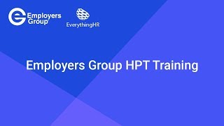 Employers Group HPT Training