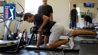 PGA TOUR winner Nico Echavarria's FULL workout routine